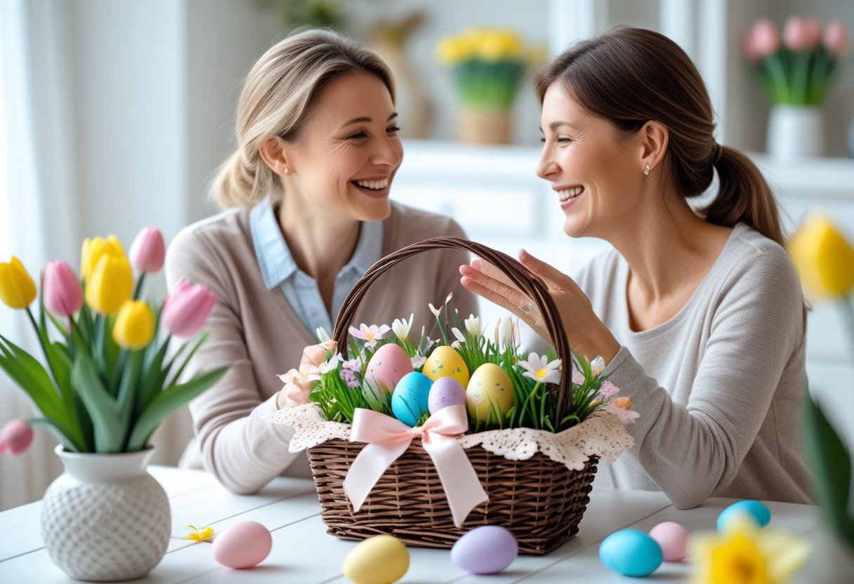 Sådan fejrer du mors dag med en personlig påskekurv
